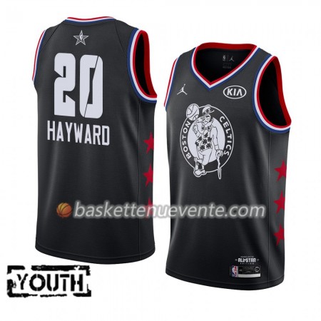 Maillot Basket Boston Celtics Gordon Hayward 20 2019 All-Star Jordan Brand Noir Swingman - Enfant